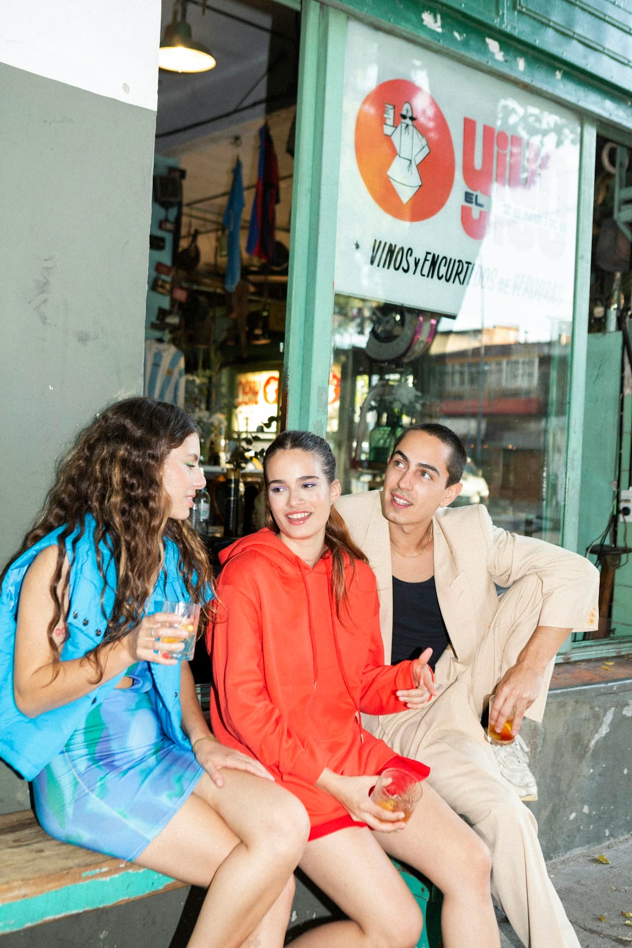 Friends chatting together at a CLIQ event